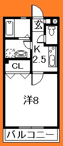 千葉県船橋市本中山３ 下総中山駅 1K アパート 賃貸物件詳細