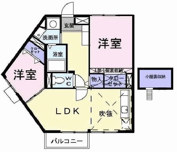 兵庫県加東市下滝野１ 滝野駅 2LDK アパート 賃貸物件詳細
