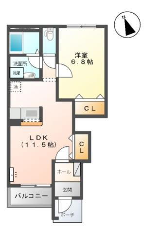 富山県富山市綾田町１ 稲荷町駅 1LDK アパート 賃貸物件詳細