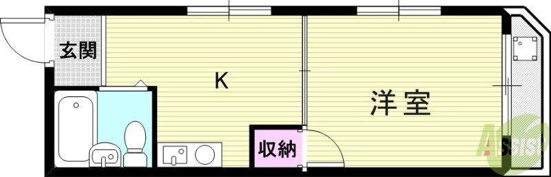 兵庫県神戸市兵庫区羽坂通４ 兵庫駅 1K マンション 賃貸物件詳細