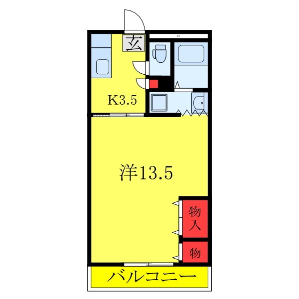 埼玉県蕨市塚越２ 蕨駅 1K マンション 賃貸物件詳細