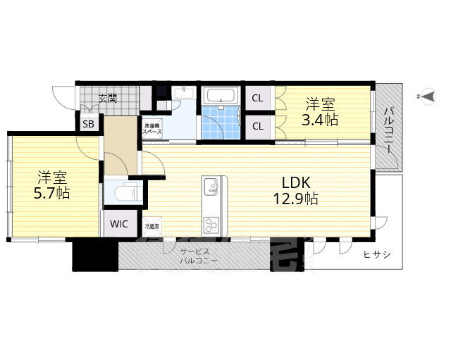 大阪府大阪市都島区都島北通１ 都島駅 2LDK マンション 賃貸物件詳細