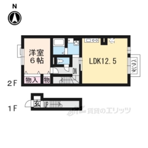 滋賀県大津市見世１ 南滋賀駅 1LDK アパート 賃貸物件詳細