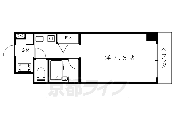 京都府京都市山科区四ノ宮垣ノ内町 山科駅 1K マンション 賃貸物件詳細