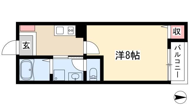 愛知県名古屋市西区枇杷島１ 東枇杷島駅 1K アパート 賃貸物件詳細