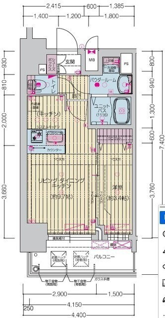 愛知県名古屋市瑞穂区瑞穂通１ 桜山駅 1LDK マンション 賃貸物件詳細
