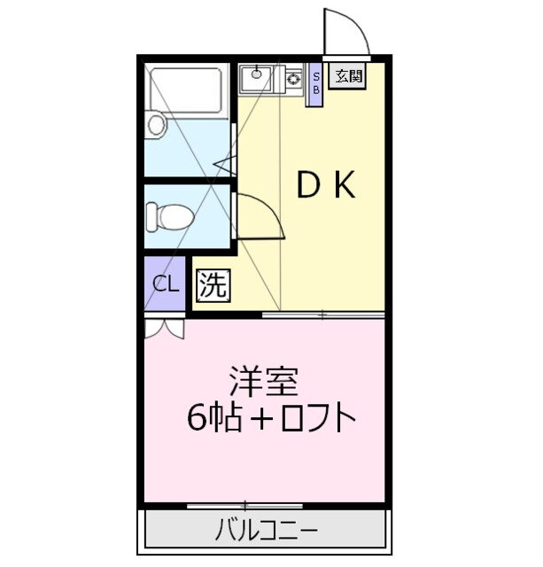 サーティ・ワン 2階 1DK 賃貸物件詳細
