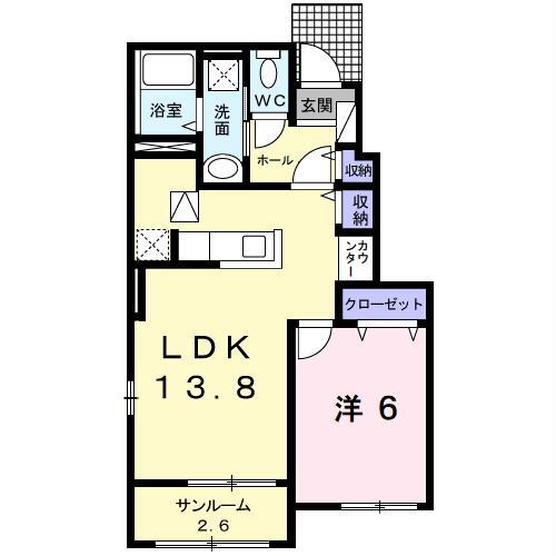 千葉県木更津市下烏田 木更津駅 1LDK アパート 賃貸物件詳細