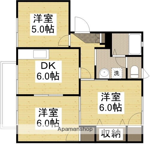 岡山県岡山市北区高松原古才 備中高松駅 3DK アパート 賃貸物件詳細