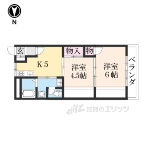 ライフステージ広瀬京田１ 3階 2DK 賃貸物件詳細