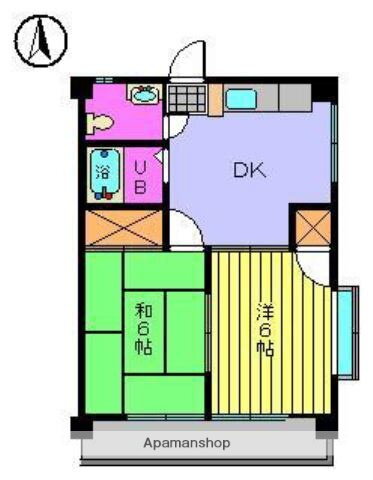 愛媛県松山市愛光町 宮田町駅 2DK マンション 賃貸物件詳細