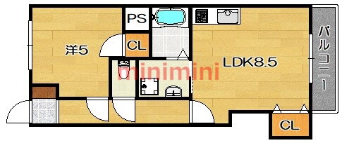 第一萩谷マンション 4階 1LDK 賃貸物件詳細
