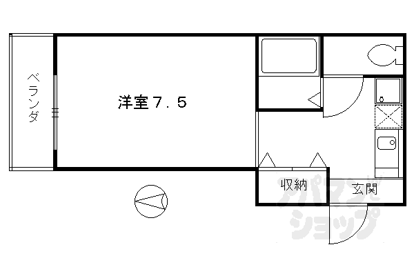 京都府京都市南区東九条中御霊町 京都駅 1K アパート 賃貸物件詳細