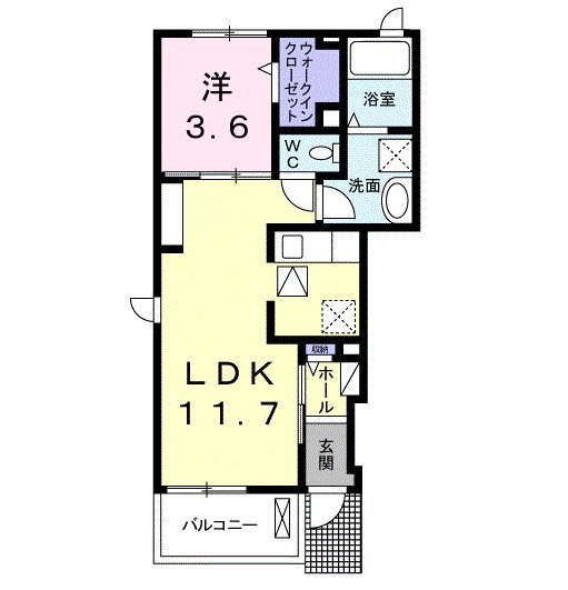 山梨県中央市中楯 常永駅 1LDK アパート 賃貸物件詳細