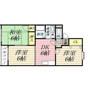 岐阜県岐阜市熊野町 西岐阜駅 3DK アパート 賃貸物件詳細