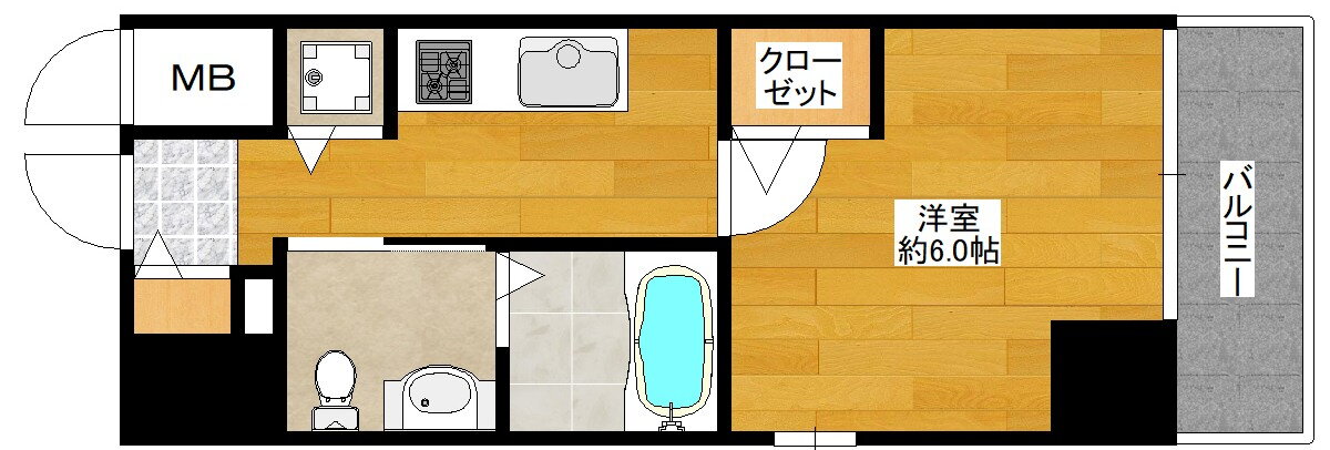 大阪府吹田市広芝町 江坂駅 1K マンション 賃貸物件詳細