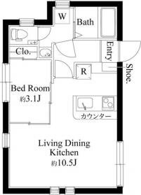 東京都荒川区荒川２ 町屋駅 1LDK マンション 賃貸物件詳細