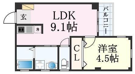 大阪府吹田市垂水町１ 豊津駅 1LDK アパート 賃貸物件詳細