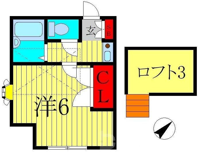 千葉県松戸市二ツ木 馬橋駅 1K アパート 賃貸物件詳細
