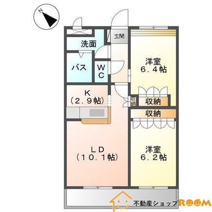 福岡県柳川市間 矢加部駅 2LDK アパート 賃貸物件詳細