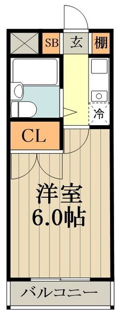 フェニックスマンション小金井 4階 1K 賃貸物件詳細