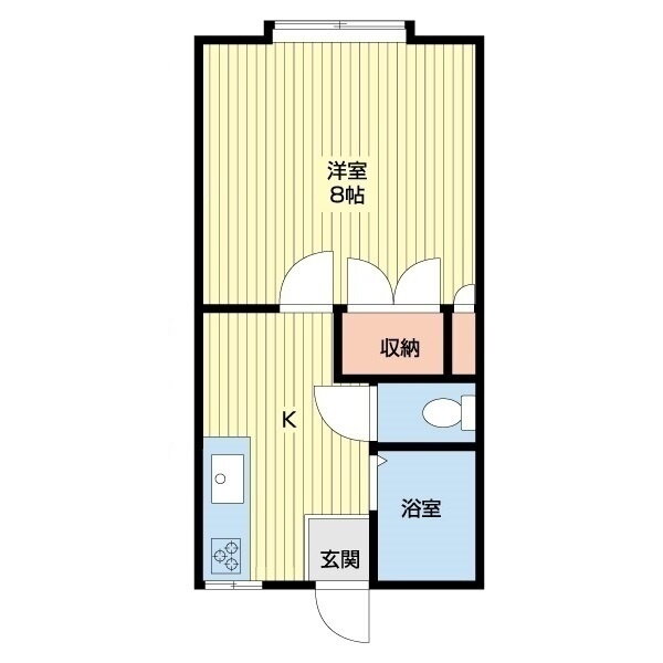 新潟県新潟市中央区万代５ 新潟駅 1K アパート 賃貸物件詳細