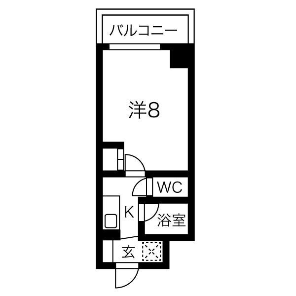 愛知県名古屋市千種区星が丘元町 星ヶ丘駅 1K マンション 賃貸物件詳細