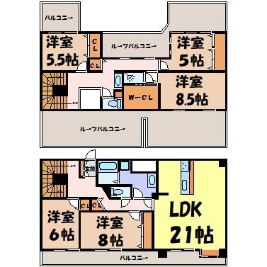 愛知県名古屋市千種区新池町１ 東山公園駅 5LDK マンション 賃貸物件詳細