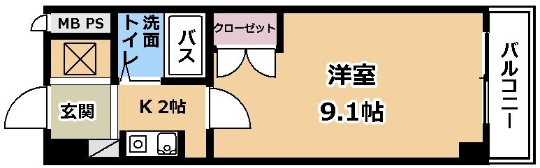 滋賀県草津市笠山４ 南草津駅 1K マンション 賃貸物件詳細