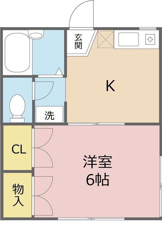 埼玉県さいたま市中央区下落合４ 北与野駅 1K アパート 賃貸物件詳細