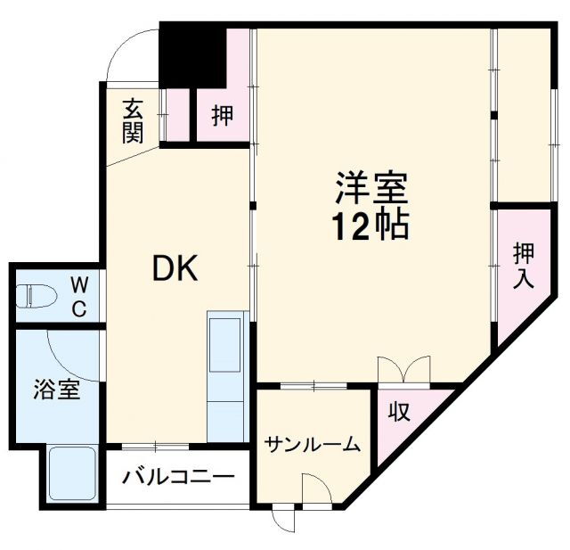 千葉県松戸市仲井町３ 上本郷駅 1DK マンション 賃貸物件詳細