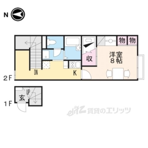 滋賀県蒲生郡日野町大字松尾 日野駅 1K アパート 賃貸物件詳細