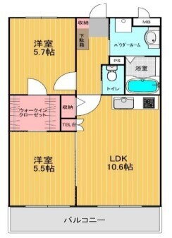 埼玉県深谷市上野台 深谷駅 2LDK マンション 賃貸物件詳細