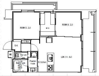 ＡＲＴ　ＲＥＳＩＤＥＮＣＥ　ＩＮ　ＭＩＳＡＴＯ　ＣＨＵ－Ｏ 6階 2LDK 賃貸物件詳細