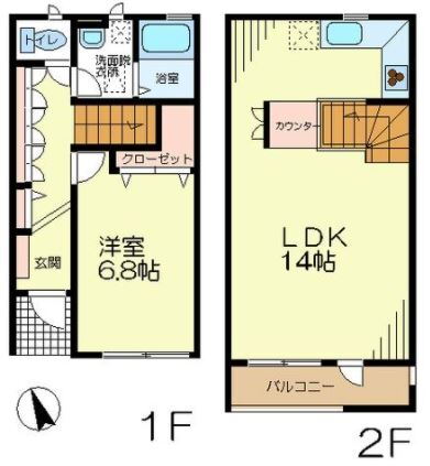 ルユタＢ 1LDK 賃貸物件詳細