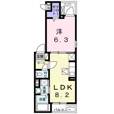 滋賀県守山市伊勢町 栗東駅 1LDK アパート 賃貸物件詳細