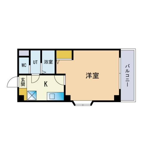 福岡県福岡市早良区室見５ 室見駅 1K マンション 賃貸物件詳細