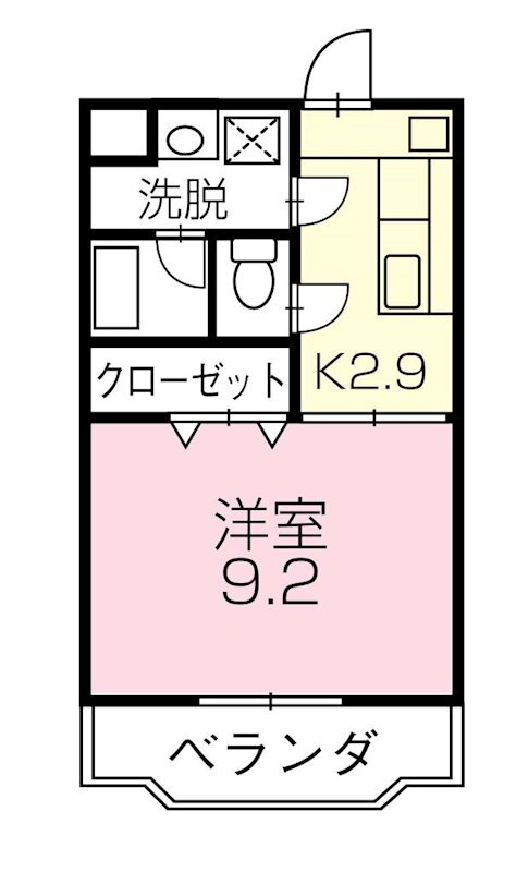 神奈川県秦野市萩が丘 渋沢駅 1K マンション 賃貸物件詳細