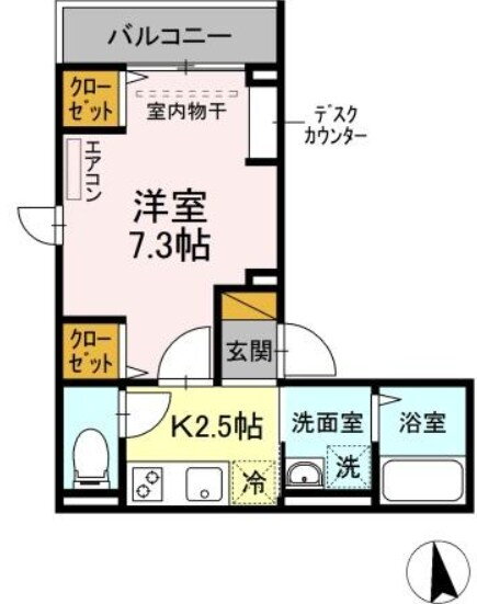 千葉県船橋市宮本１ 船橋駅 1K アパート 賃貸物件詳細