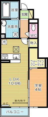 福岡県北九州市小倉南区中吉田３ 下曽根駅 1LDK アパート 賃貸物件詳細