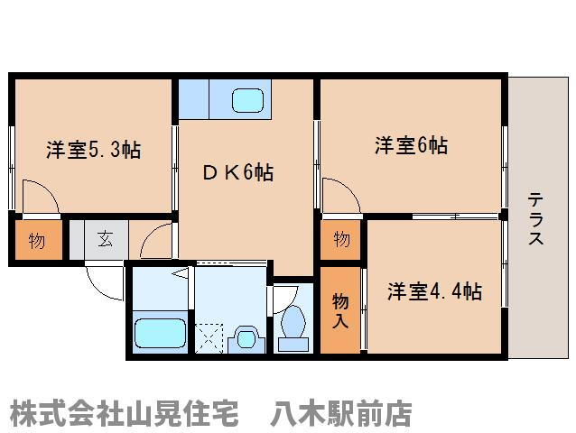 奈良県橿原市久米町 橿原神宮前駅 3DK アパート 賃貸物件詳細