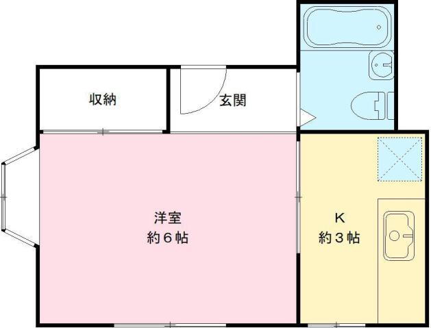 眞瀬荘 2階 1K 賃貸物件詳細