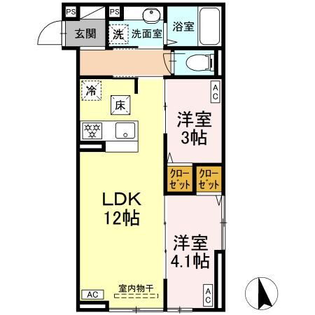 東京都北区滝野川４ 新板橋駅 2LDK アパート 賃貸物件詳細