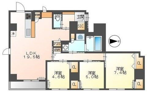 神奈川県横浜市港北区仲手原２ 妙蓮寺駅 3LDK マンション 賃貸物件詳細