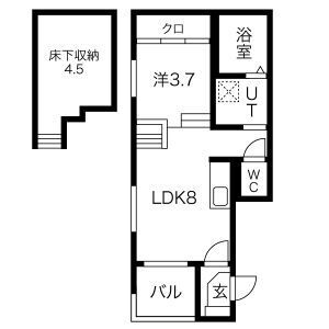 愛知県名古屋市中川区八熊３ 尾頭橋駅 1LDK アパート 賃貸物件詳細