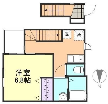 岡山県倉敷市玉島爪崎 新倉敷駅 1K アパート 賃貸物件詳細