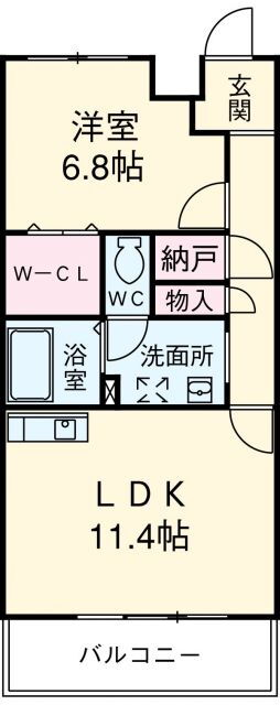 愛知県名古屋市北区如意１ 味美駅 1LDK マンション 賃貸物件詳細