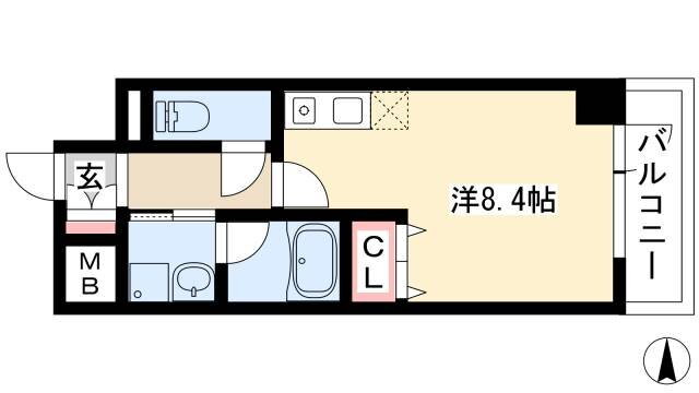 愛知県名古屋市港区浜１ 築地口駅 ワンルーム マンション 賃貸物件詳細