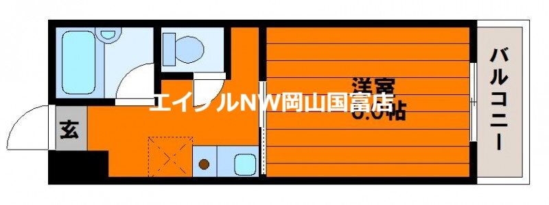 岡山県岡山市中区清水 高島駅 1K マンション 賃貸物件詳細