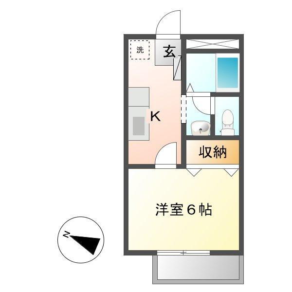 広島県福山市神辺町大字川南 神辺駅 1K アパート 賃貸物件詳細